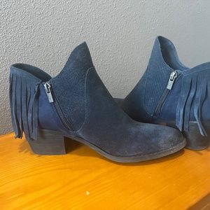REBA suite fringe ankle boots